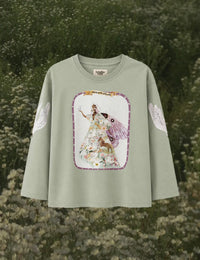 Fairy Folk Long Sleeve Tee Kids Sage