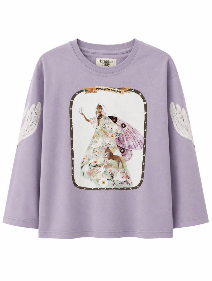 Fairy Folk Long Sleeve Tee Kids Lilac