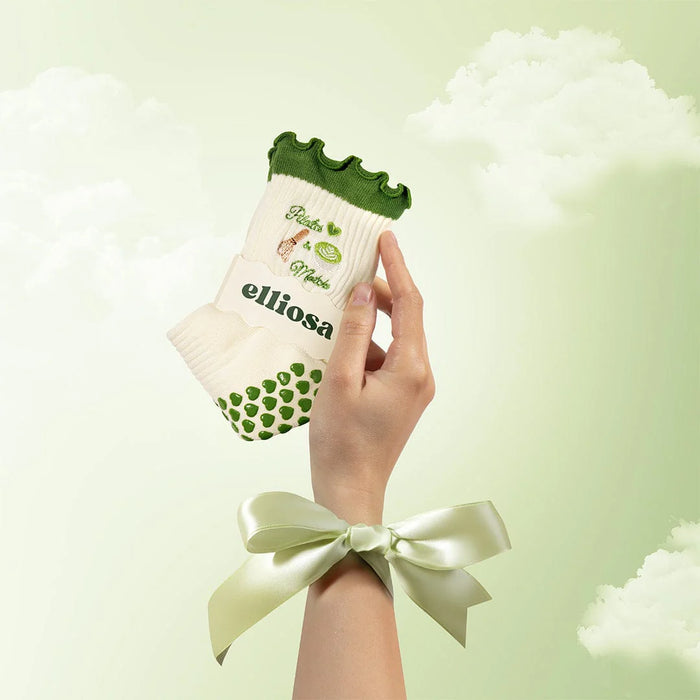 Pilates Grip Socks - Pilates & Matcha