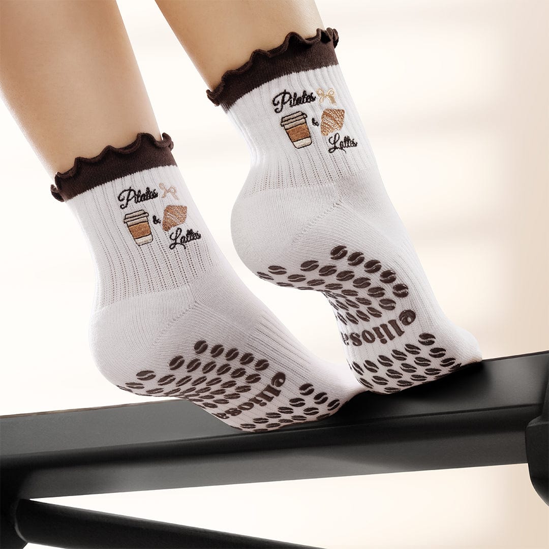Pilates Grip Socks - Pilates & Lattes