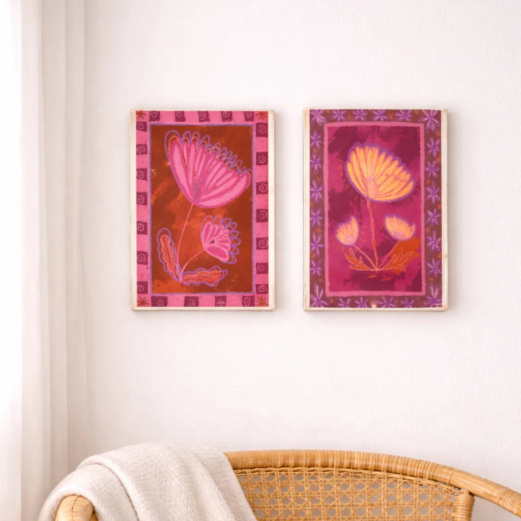 Ebony Bree Tile - Flora