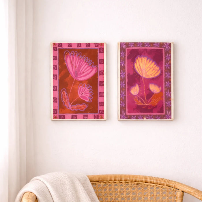 Ebony Bree Tile - Flora