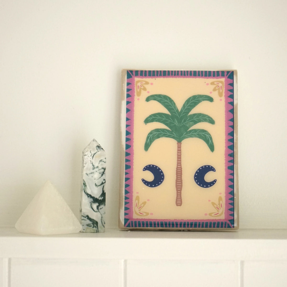 Ebony Bree Tile - Palm