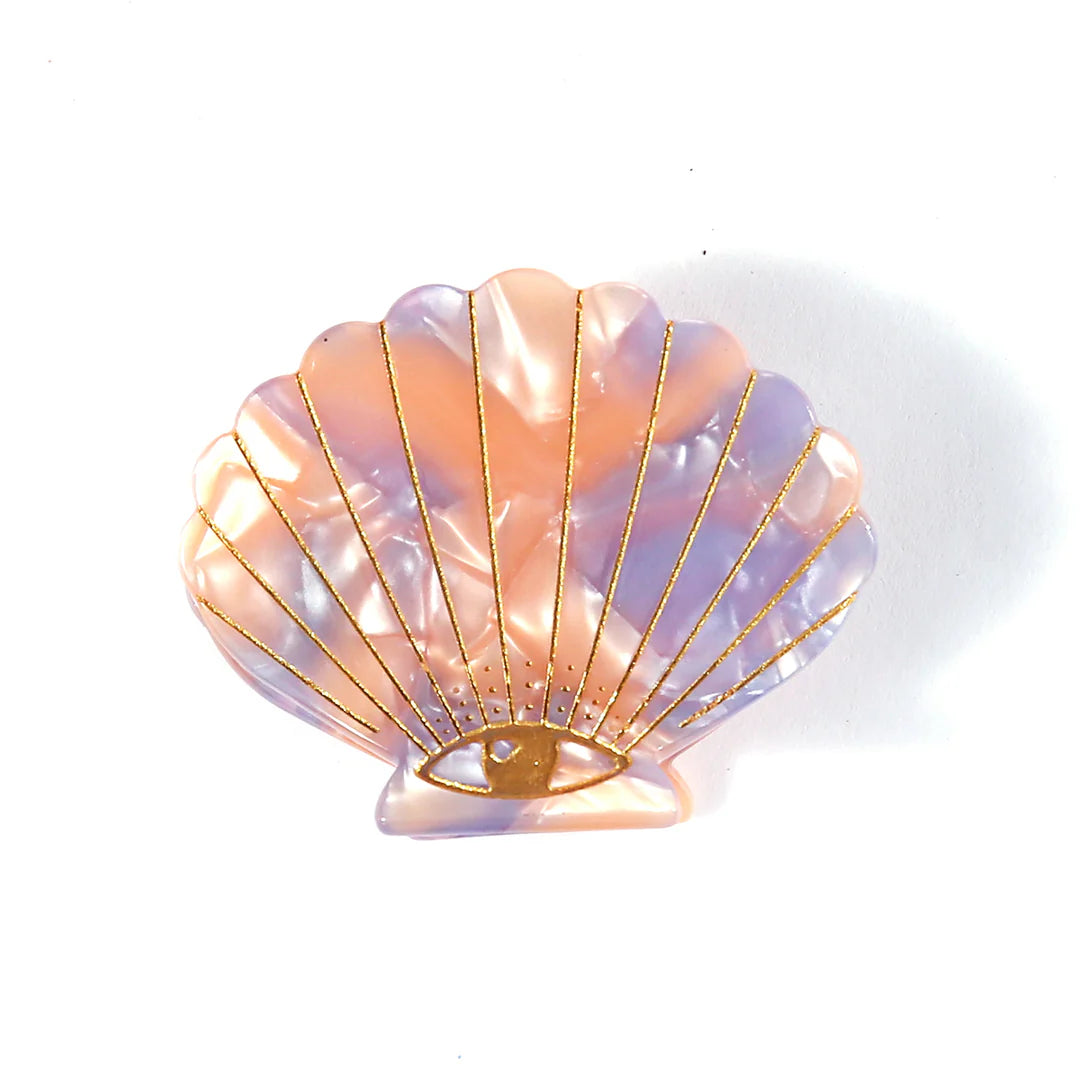 Hair Clip Claw Small Shell Pastel