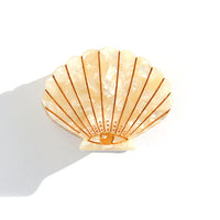 Hair Clip Claw Small Shell white