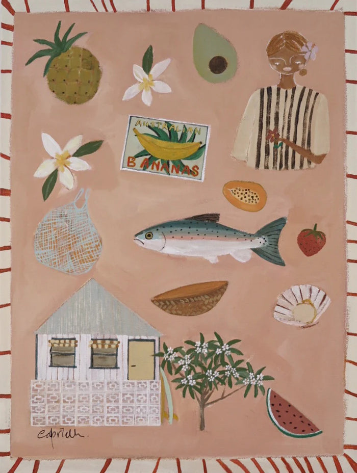 Gabrielle Diamantis Land and Sea No3 Print A4