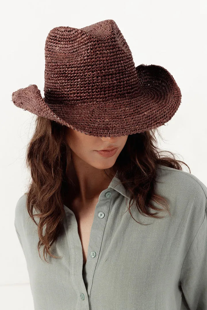 Fedora Cowboy - Brown