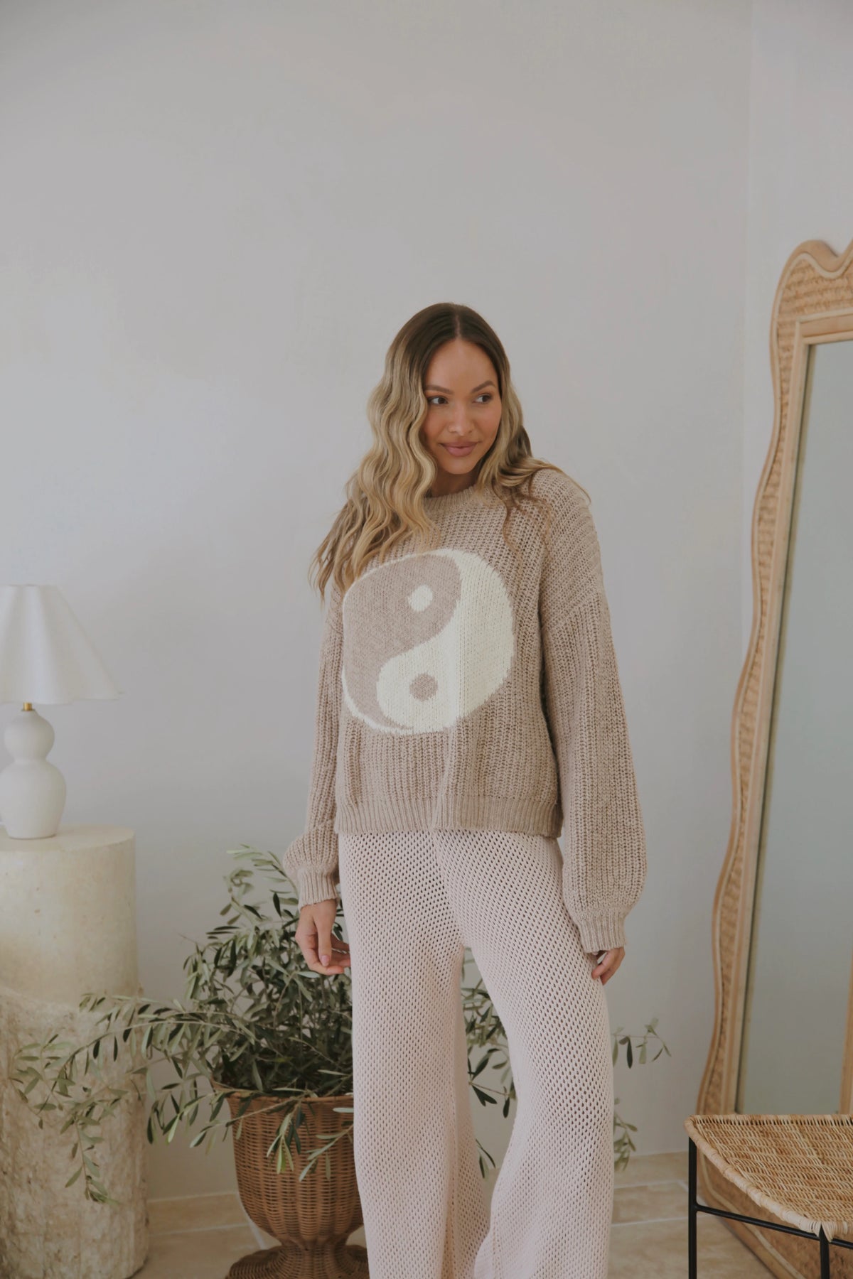 Yin Yang Knit Jumper Adults