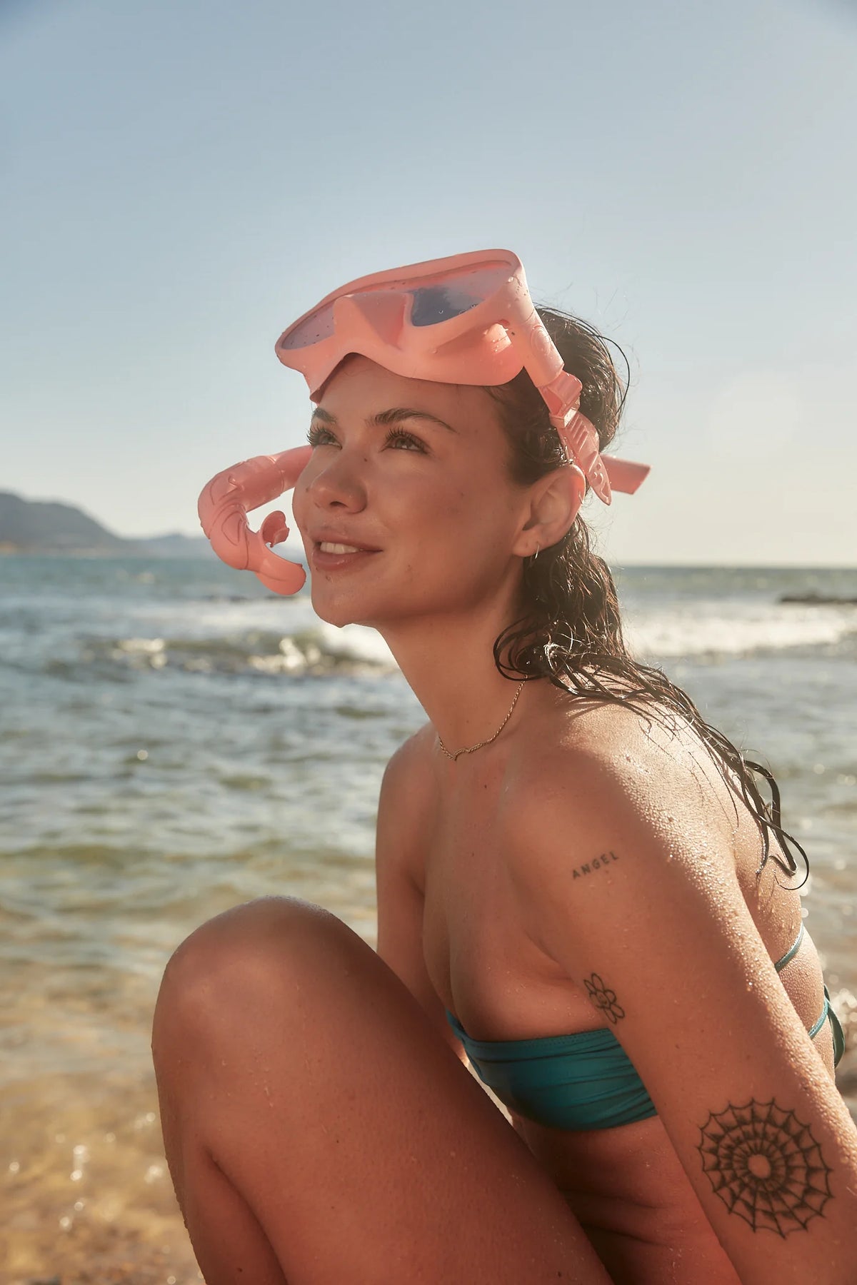 Delux Sublime Snorkel Set - Coral