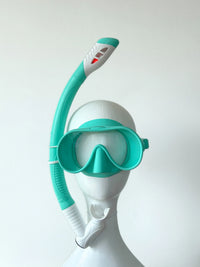 Kids Delux Sublime Snorkel Set - Aqua