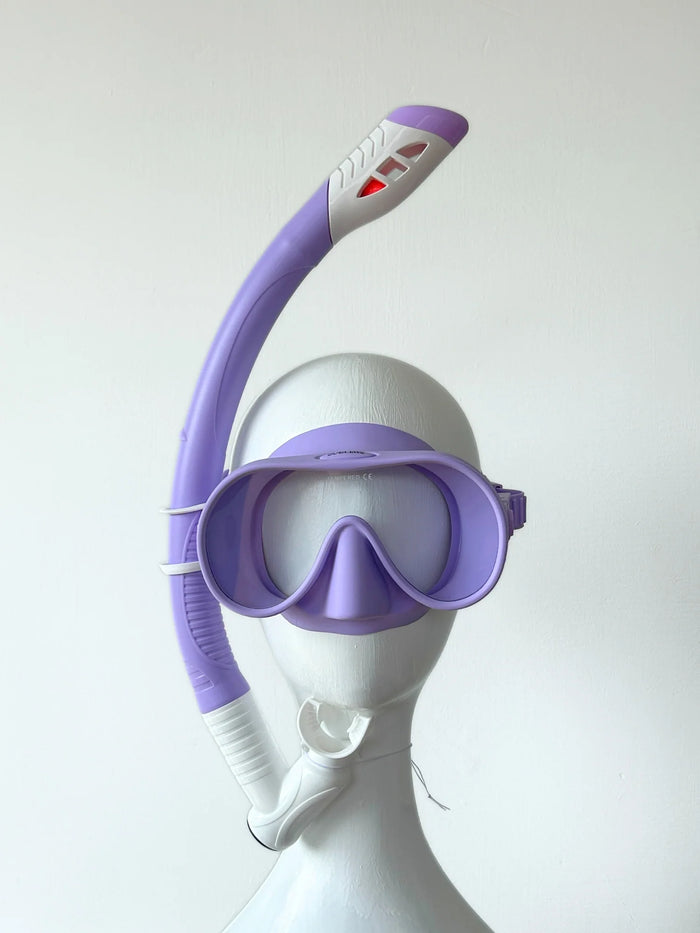 Kids Delux Sublime Snorkel Set - Lavender