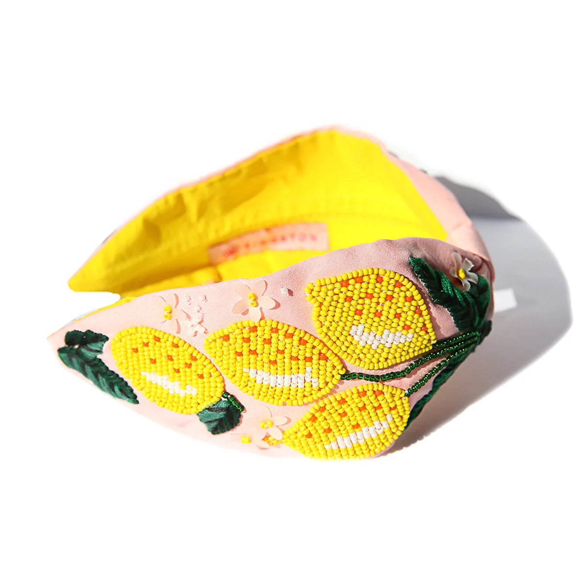 Beaded Headband Pink Citrus
