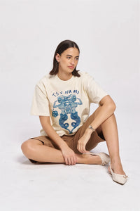 TSUNAMI MAIDEN Oversized Shirt Ivory