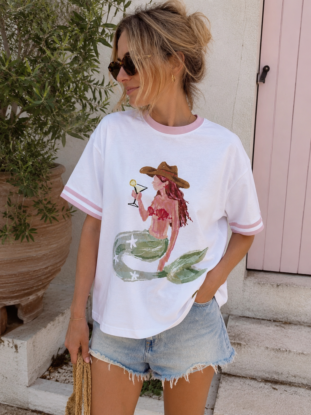 Mermaid Tee White