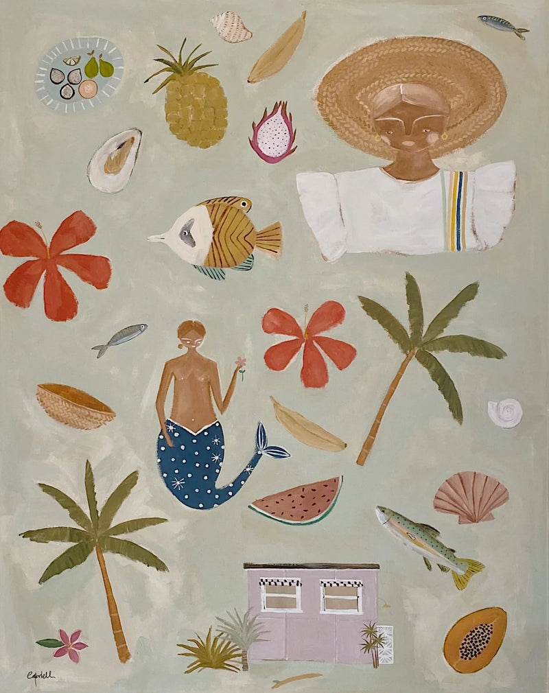 Gabrielle Diamantis Golden Days Print A3