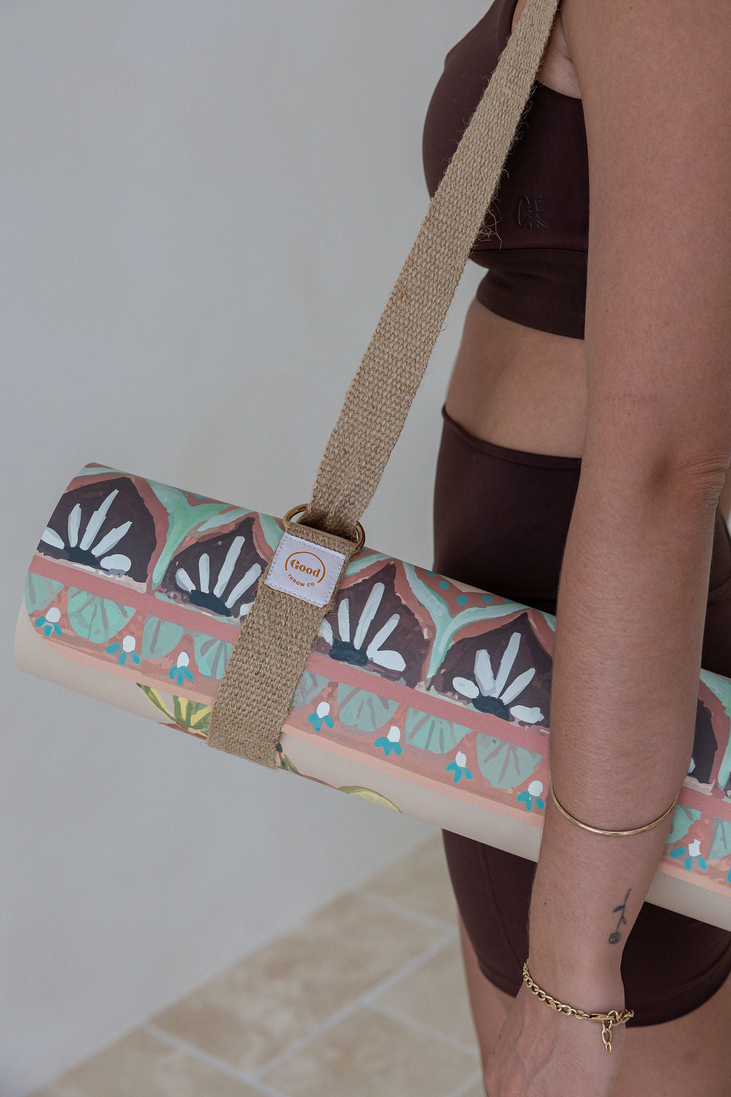 Premium Yoga Mat & Carry Strap Sea Song Mermaid