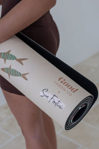 Premium Yoga Mat & Carry Strap Sea Song Mermaid