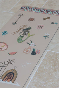 Premium Yoga Mat & Carry Strap Sea Song Mermaid