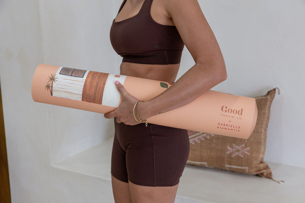 Premium Yoga Mat & Carry Strap Abundance