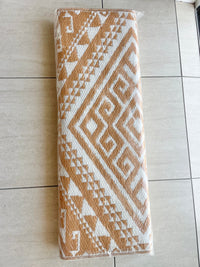 Recycled Outdoor Mat 3 Aztec ~ Med - 1.8 x 2.8