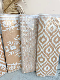 Recycled Outdoor Mat 24 Vintage Lace ~ Large 2.8 x 2.8