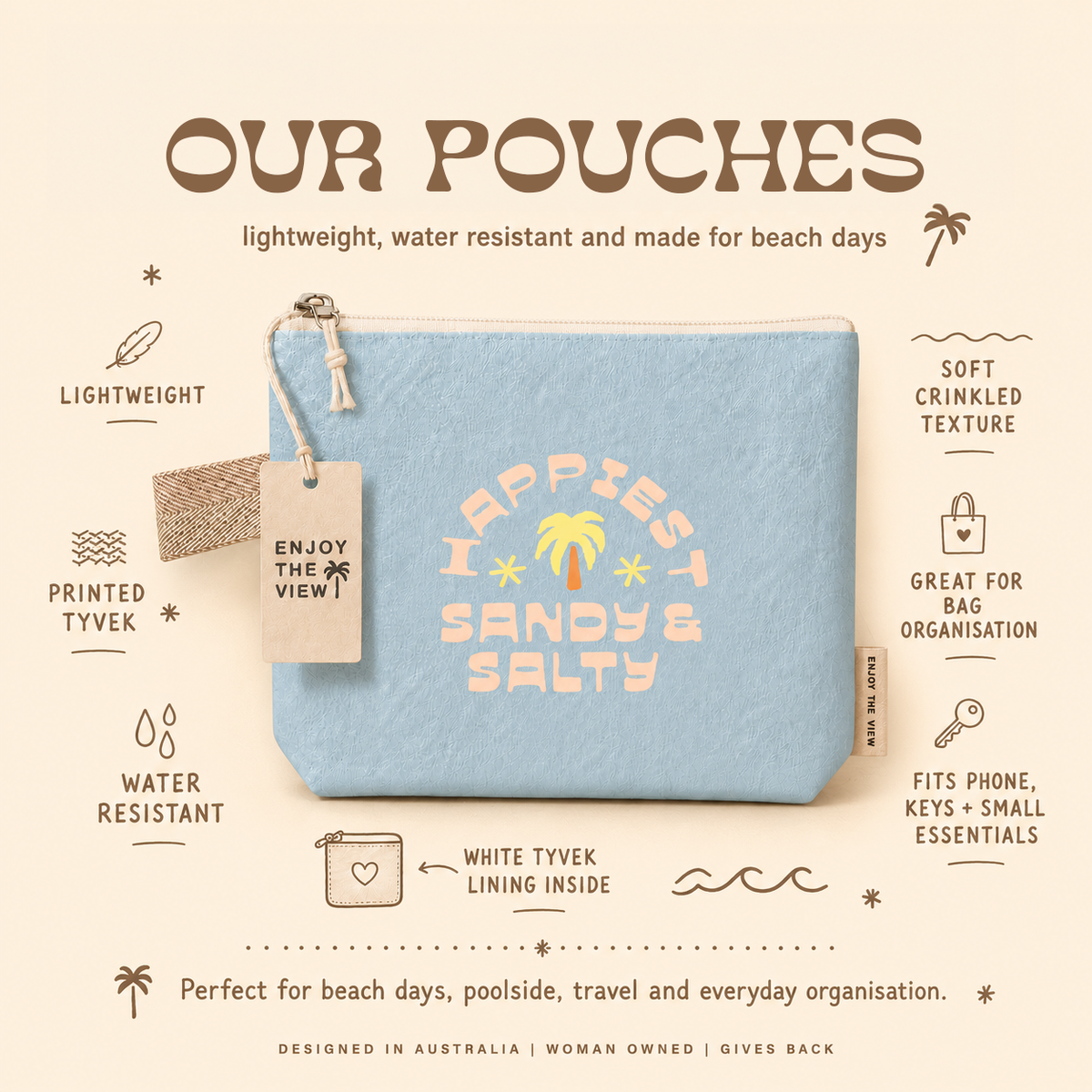Small Beach Pouch 22cm