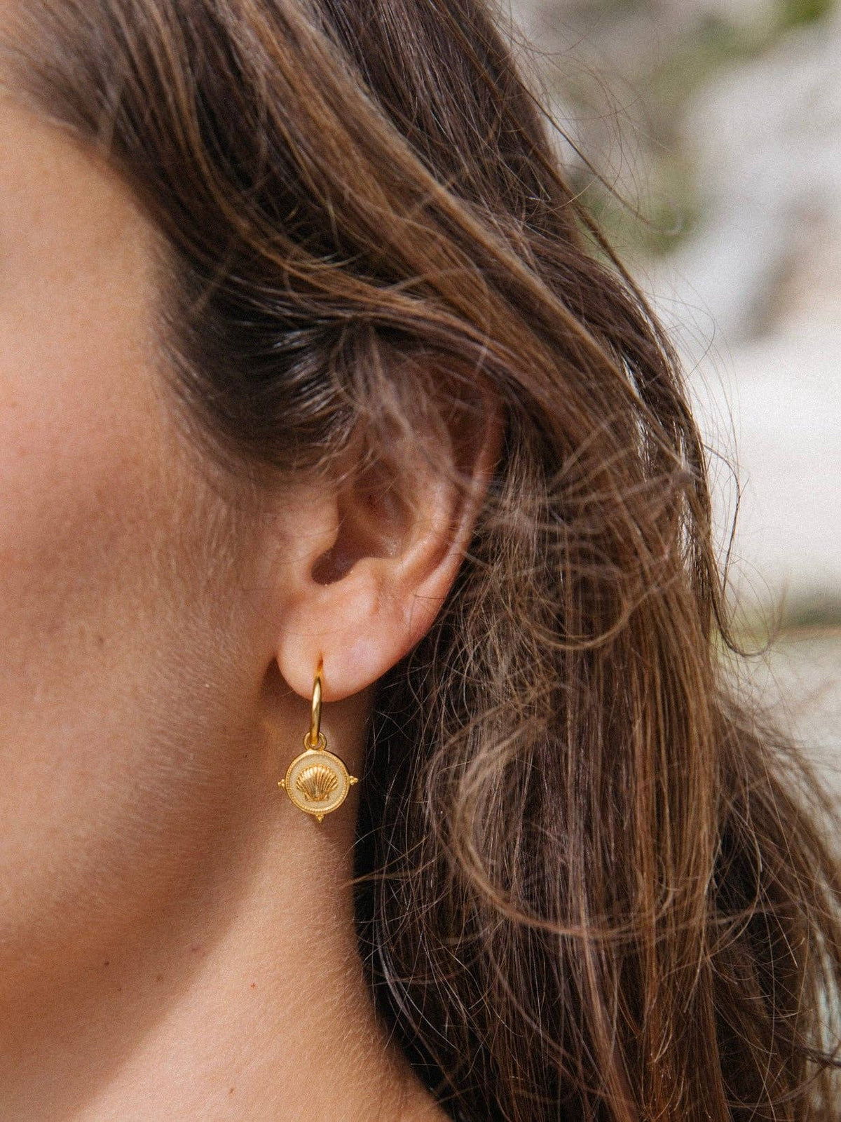 Isola Sea Earrings in 18k Gold Vermeil