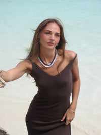 Coco Beaded Necklace: Gold