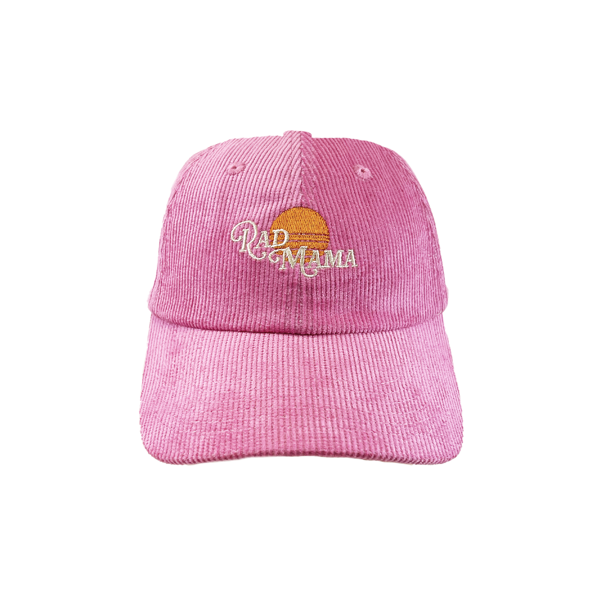 Rad Mama Baseball Organic Cord Cap - Pink