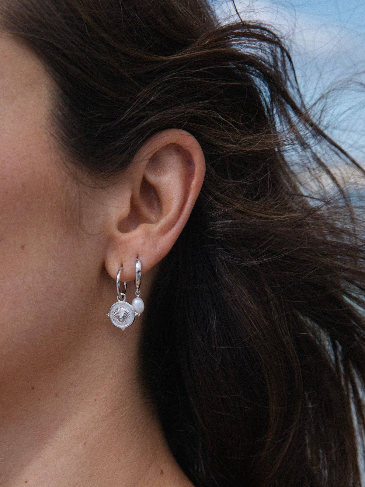 Isola Sea Earrings in Sterling Silver