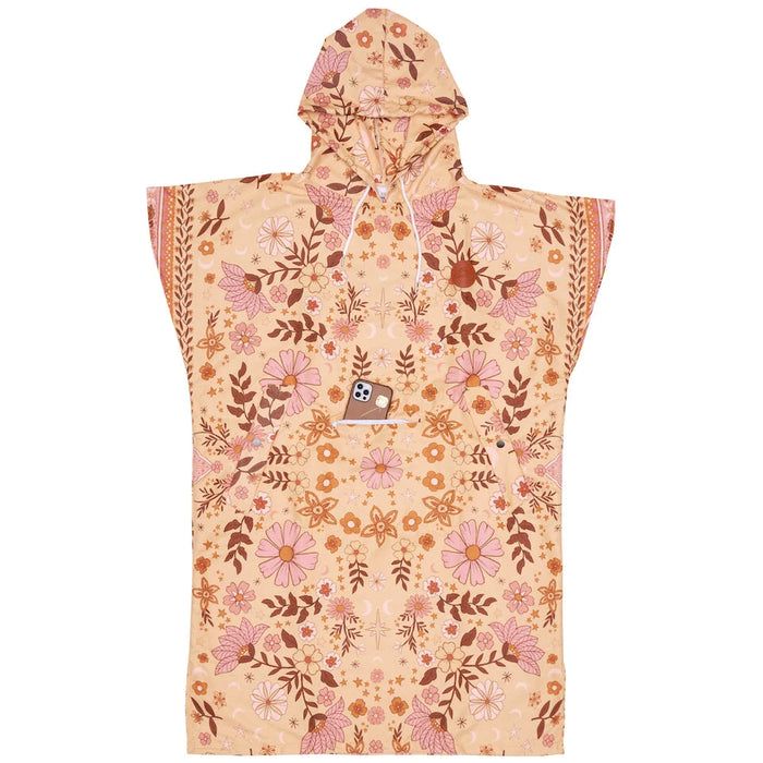 Hooded Changing Towel Poncho - Boho Sun