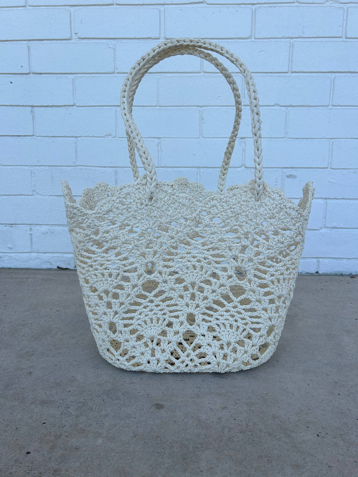 Mar Crochet Market Tote