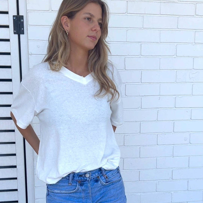 The Everyday Hemp V-Neck: S