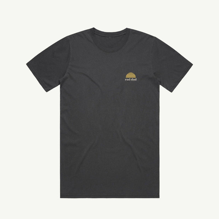 Rad Dad Organic Cotton Tee - Washed Black