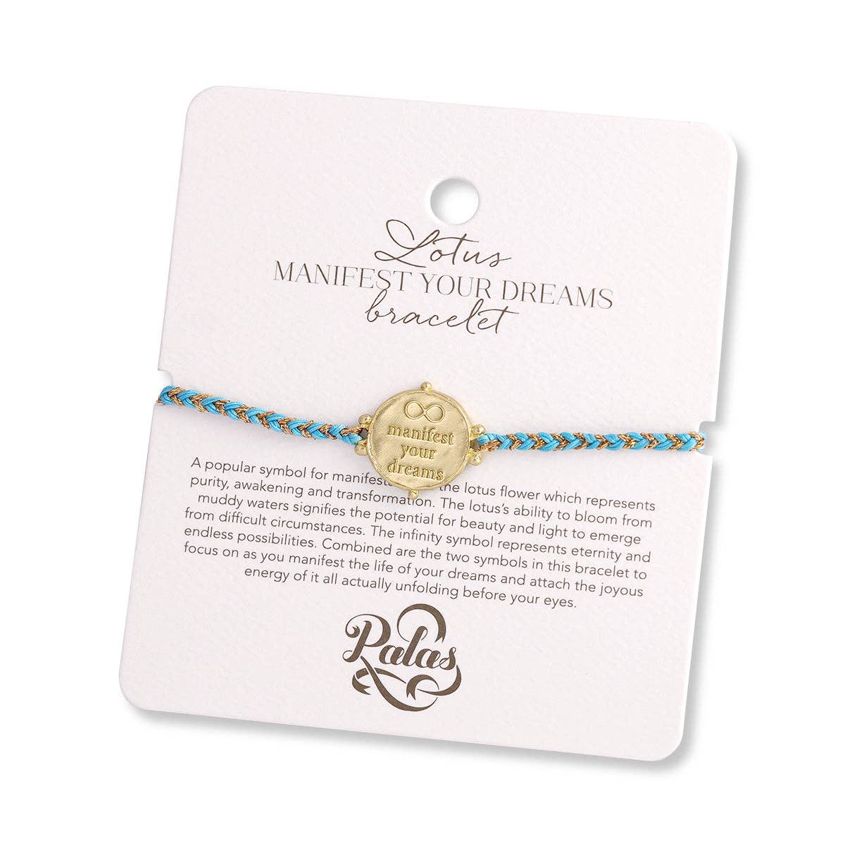 Lotus 'manifest your dreams' bracelet