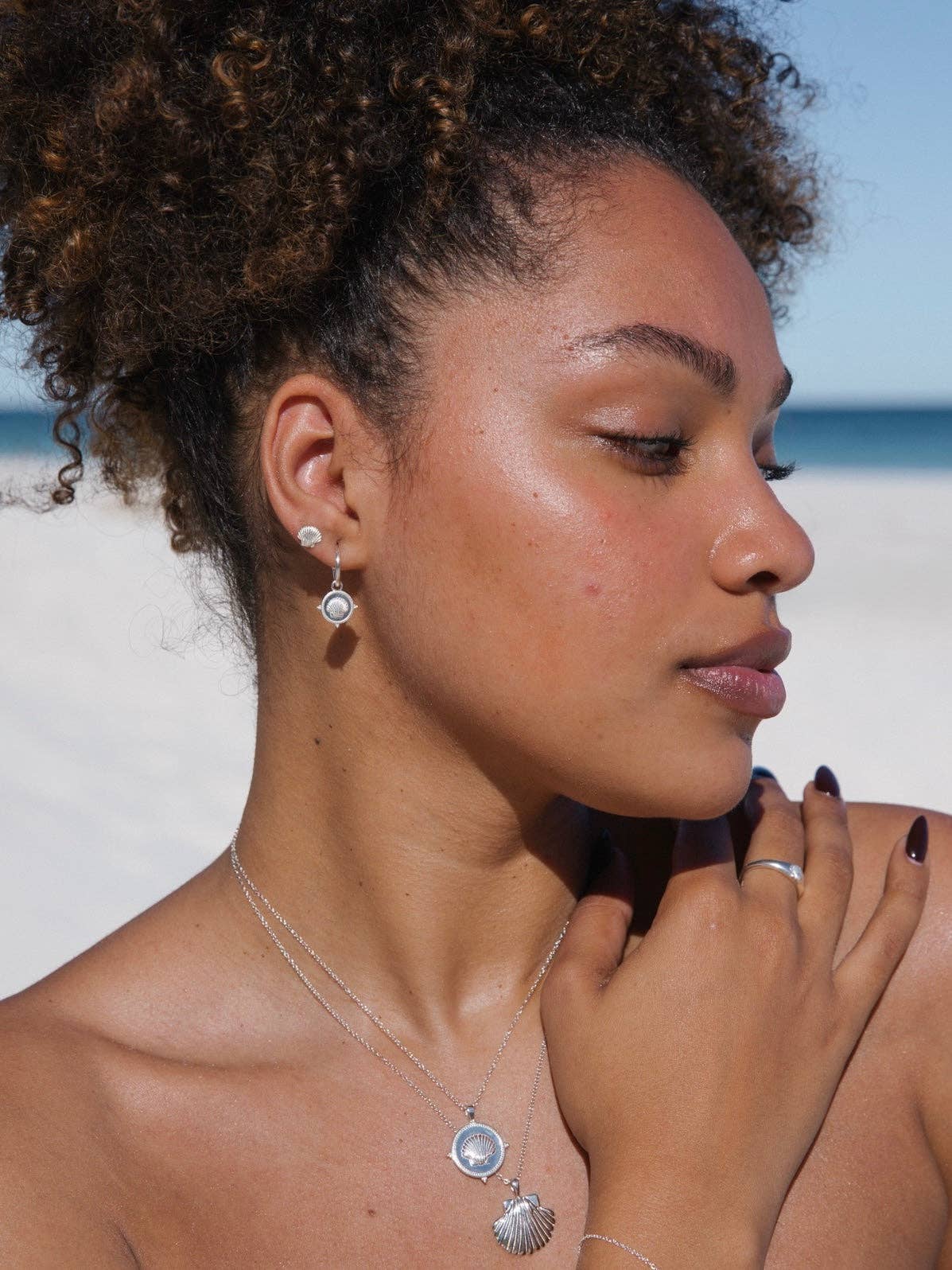Isola Sea Earrings in Sterling Silver
