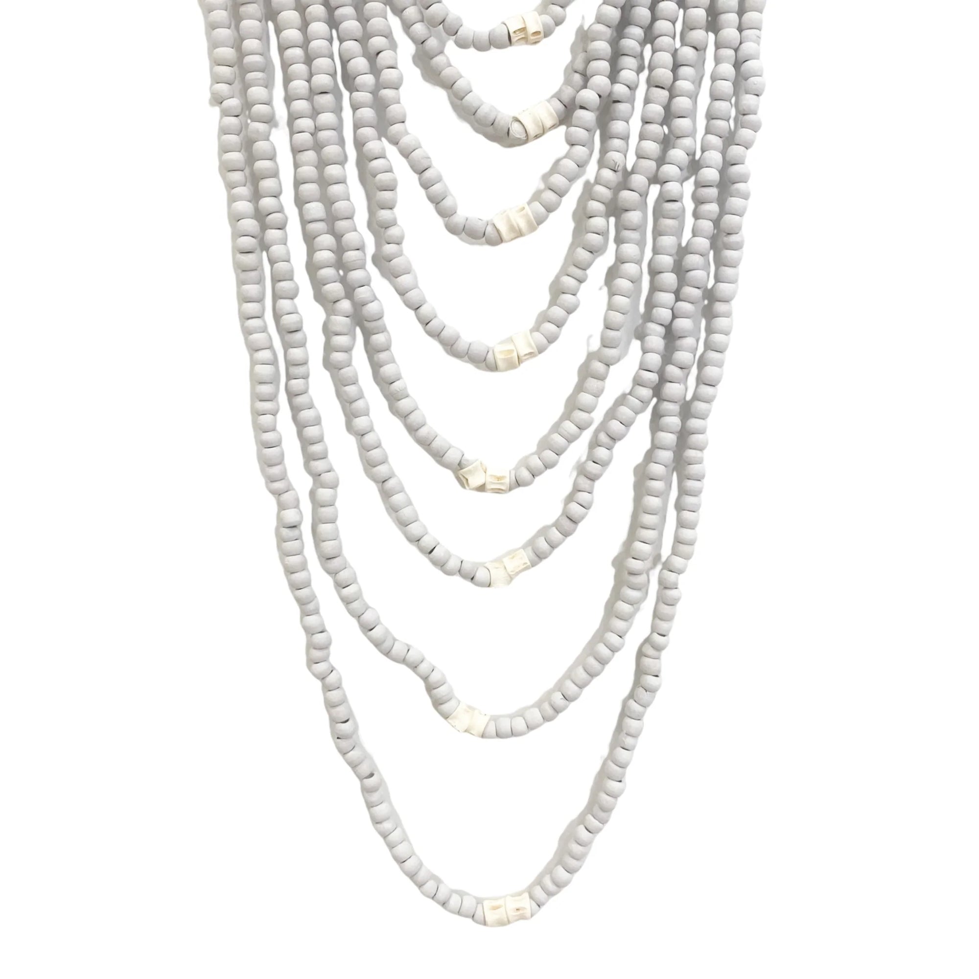 Cascade Necklace Hanging - White