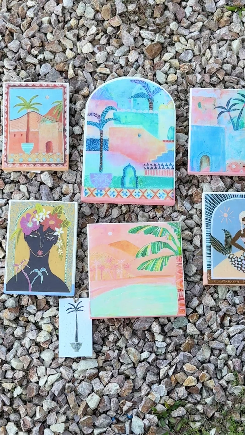 Sue Fantini Tile - The Blue Gate