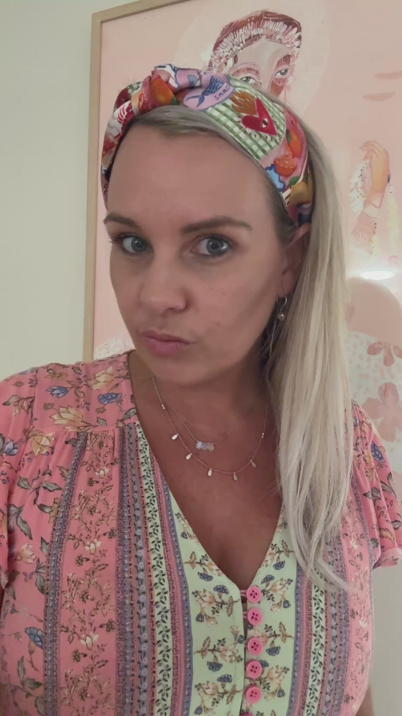 Silk Headband Amore