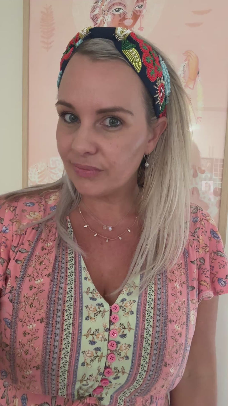 Beaded Headband Pomodora
