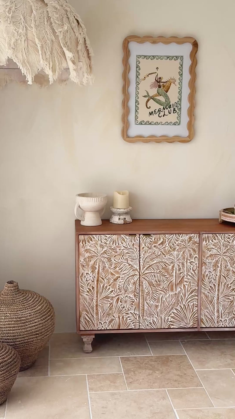 Sideboard Large Carved Les Palmas - Sierra
