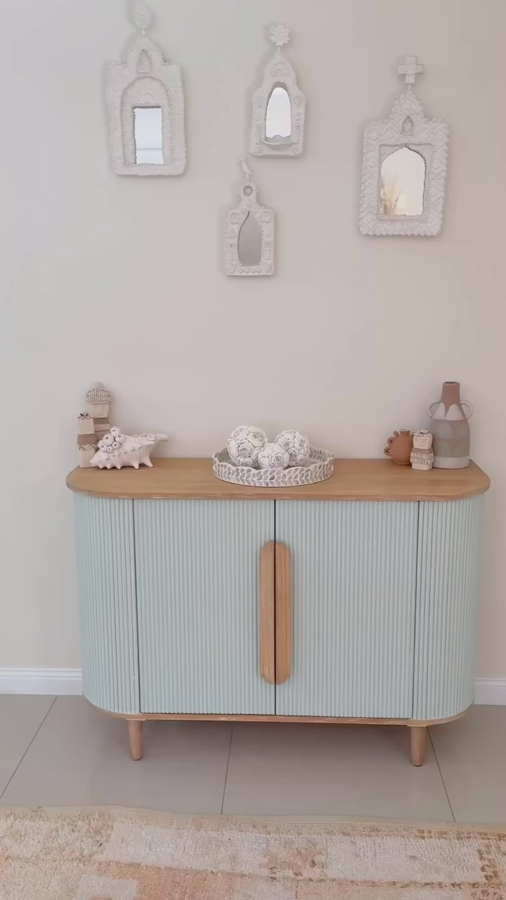 Buffet Small Laura - Milky Green