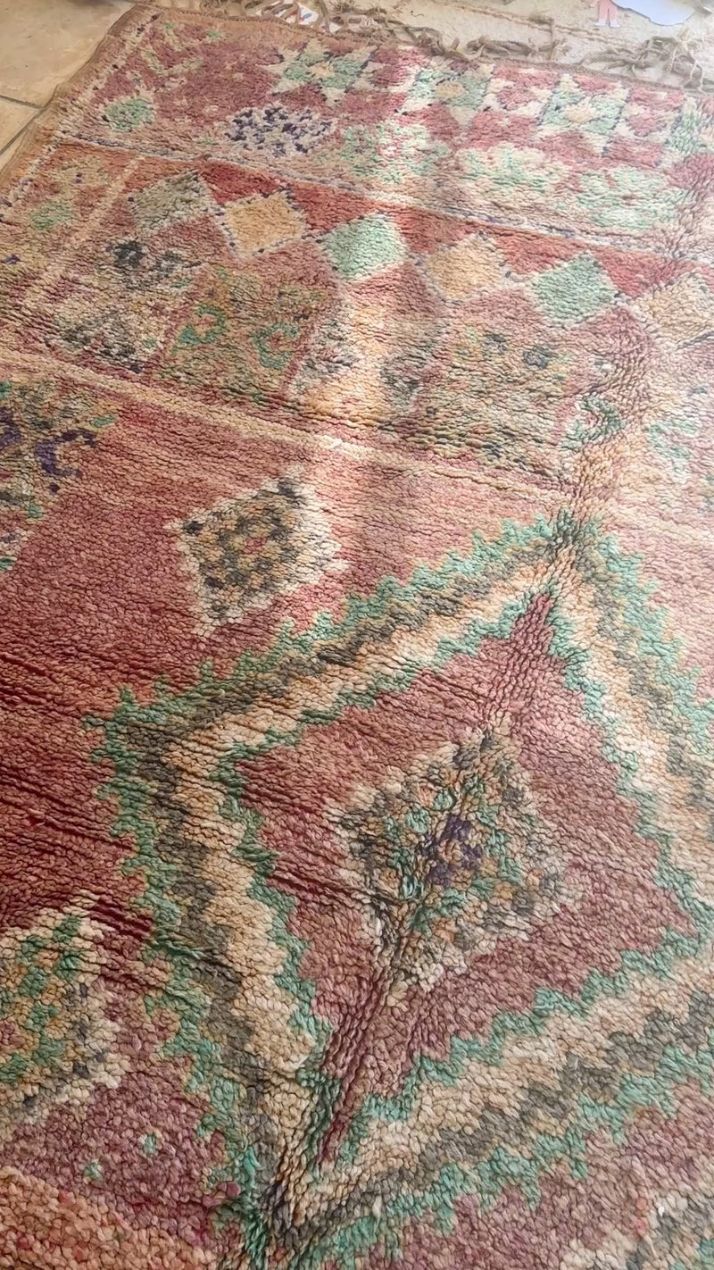 Moroccan Vintage Rug "Soul” 343 x 210