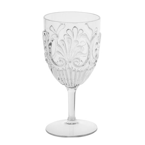 Wine Glass Acrylic Clear