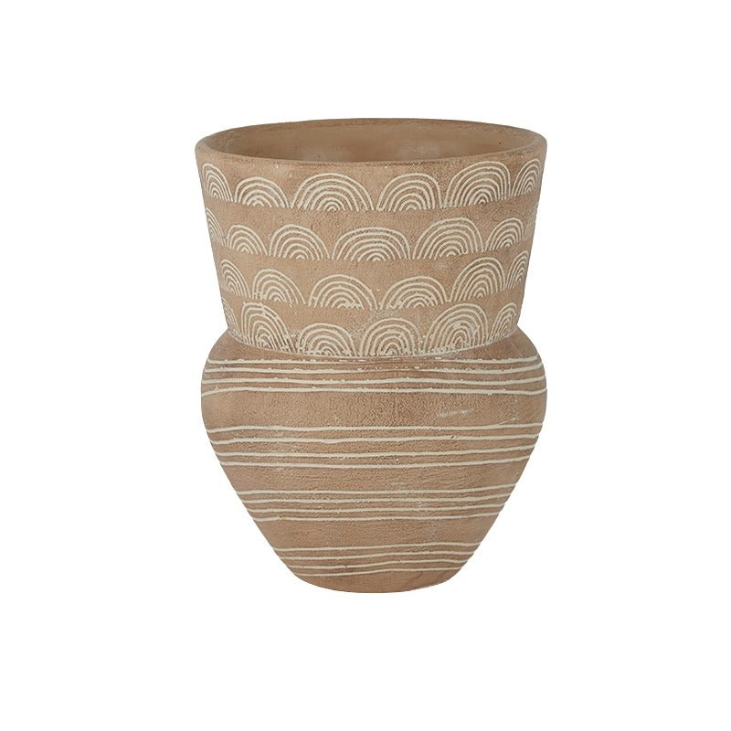 Inca Cement Vase