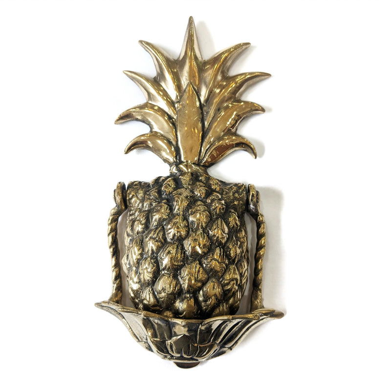 Brass Pineapple Door Knocker Large