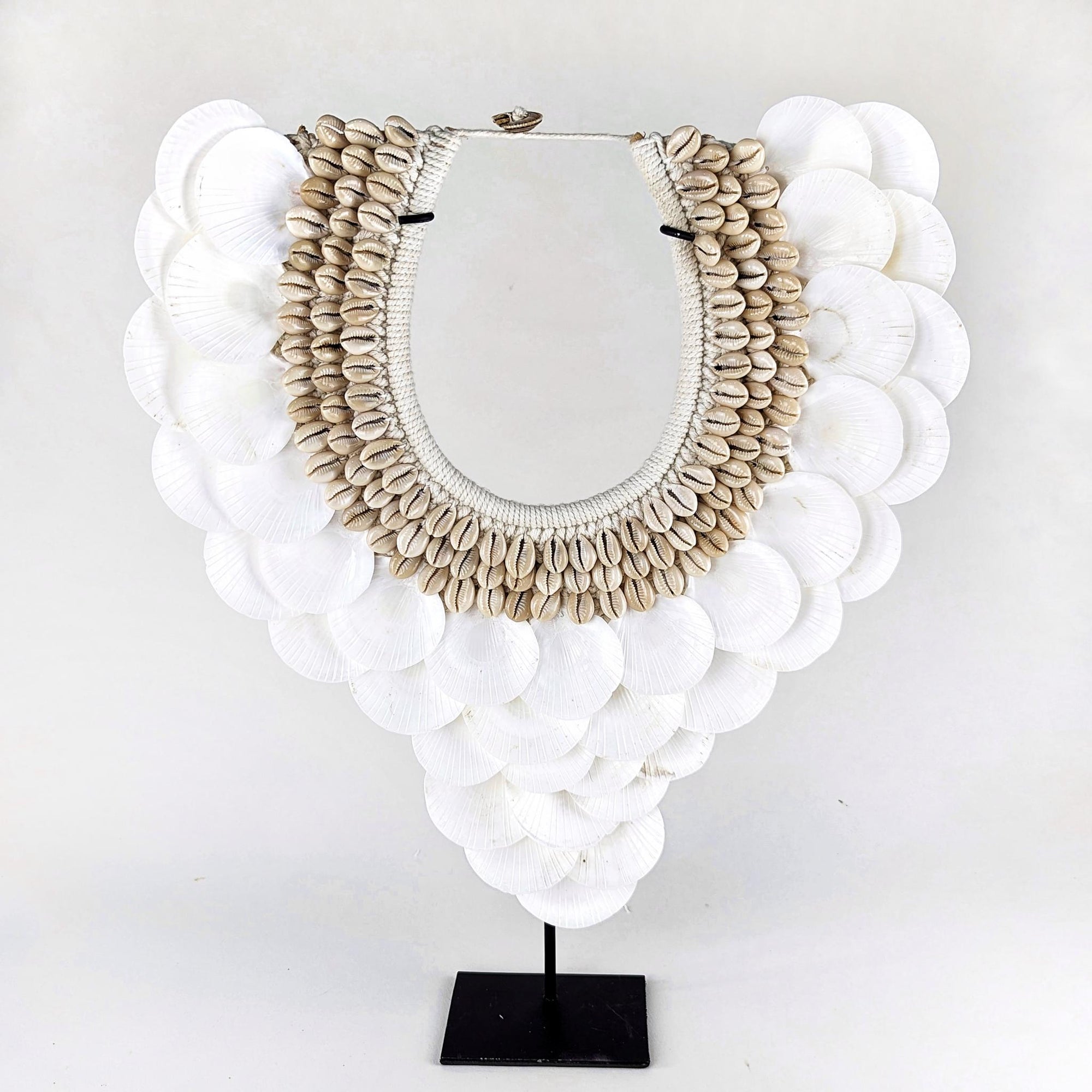 White Scallop Shell Necklace